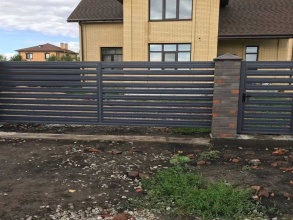 Забор жалюзи 72 метра фото в Армавире